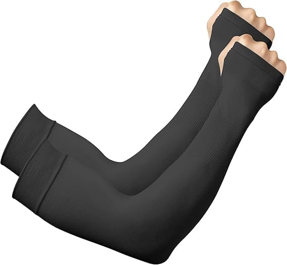 Sun Protection Arm Sleeves Hand gloves For Men & Women,Thumb Holes UPF 50 Arm Cover for Biking,Cricket,Cycling, Golf, Outdoor Sports