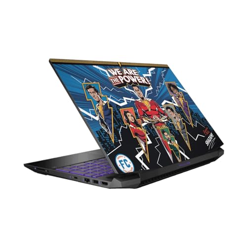 Protection Vinyle HP Pavilion 15-dk0047TX Anti-Rayures Autocollant Shazam pour Châssis Abîmé
