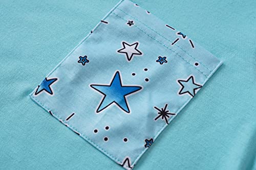 Image of YIJIU Women Soft Comfy Pajamas Cute Cat Short Sleeve Capri Pants PJS Set