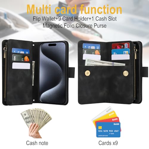 Housse Pixel 8A pliable avec cordon épaule et porte-cartes