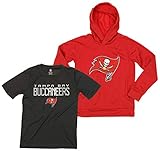 Outerstuff NFL Youth Boys (8-20) Team Color Performance Hoodie and Tee Combo Set, Tampa Bay...