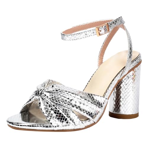 Sandalias Mujer Verano Sandalias de Tacón Mujer Confort Peep Toe Punta Abierta Zapatos Verano Con Tacón Tacones Altos Con Cordones Gruesos De Tacón Para Vestidos Y Zapatos De Fiesta De Tobillo
