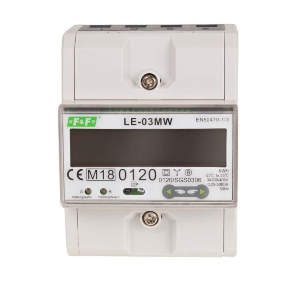 3-Phasen Stromzähler MID Drehstromzähler Zähler LCD Strom