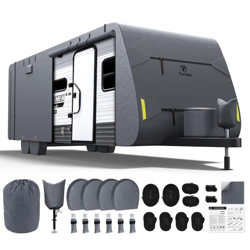 Fonzier Extra Thick 7-Layer RV Cover, Weatherproof 22'1"-24