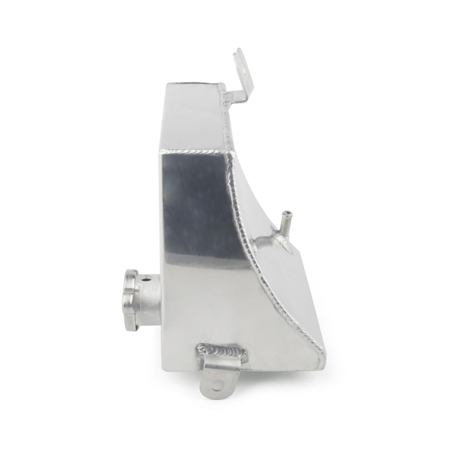Zamiennik Wyrównawczego Chłodzącego dla Zestaw zbiornika przelewowego płynu chłodzącego z aluminium pasujący do Nissana 240SX S13 SR20DET KA24DE KA24E KA24(Black)