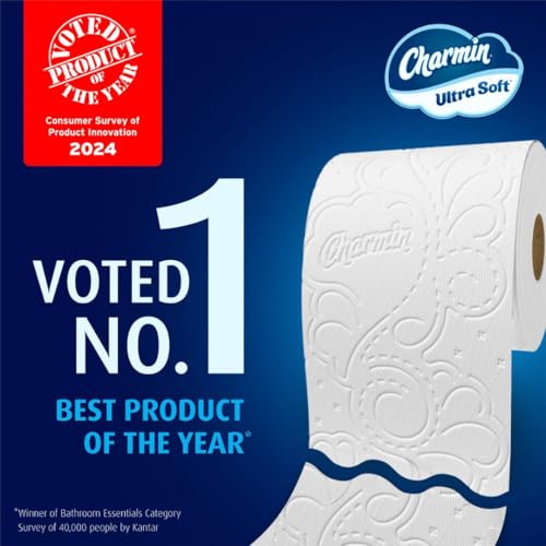 Charmin Ultra Soft Toilet Paper, 6 Mega Rolls = 24 Regular Rolls - Image 5