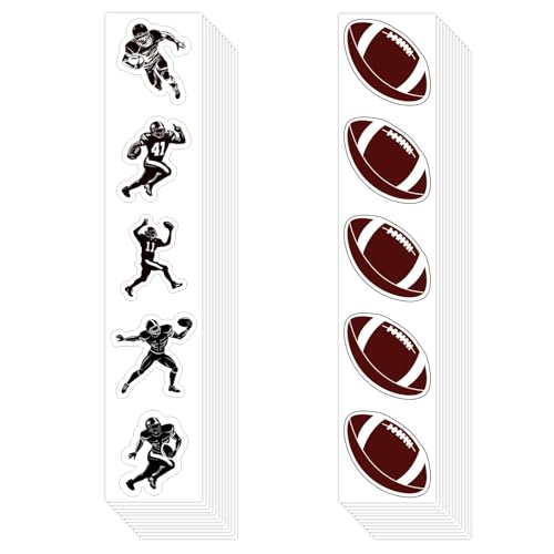240 autocollants de rugby pour enfants, autocollants de casque de football, autocollants de visage de football, autocollants de sport de football pour...