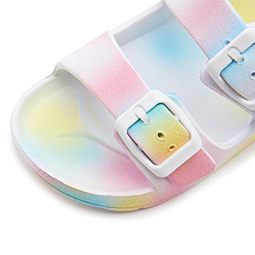 Image of EasyStar Boys and Girls Lightweight Dual-Adjustable Sandal Buckles With Hook and Loop Heel Closure