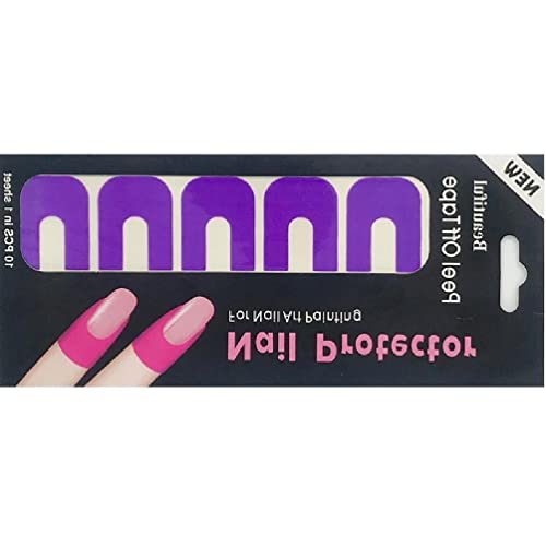 MEIKONG 1 Hojas U Esmalte De Uñas Protector Protector Pegatinas a Prueba De Derrames Peel Apelegues De Uñas para Diseño De Arte De Uñas De Bricolaje Cover