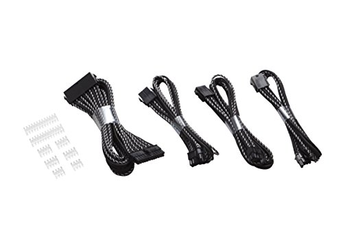 Amazon Com Phanteks 24 Pin 8pin 4 4 M B 8pin 6 2 Pci E Extension Cable Kit 500mm Length Black Red Ph Cb Cmbo Br Computers Accessories