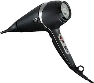 ghd Air Hair Dryer — 1600w Professional Blow Dryer, Salon Strength Motor, Concentrator Nozzle, Adjustable Temperature Setting, and Ionic Technology for Super-Fast Drying — Black