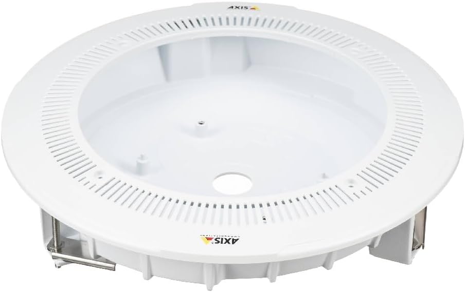 Axis 01514-001 Model T94N01L Recessed Mount for use with AXIS P37 Network Camera Series, Indoor and Outdoor Use, Suitable for Plenum sSpaces, Metal Back Box