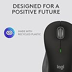 Logitech Signature M550 L Full Size Wireless Mouse - for Large Sized Hands, 2-Year Battery, Silent Clicks, Bluetooth, Multi-Device Compatibility - Black - Image 5