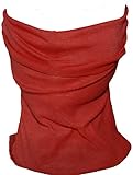 Multifunktionstuch Schal Maske Motorrad Bandana Biking Winter (Rot)