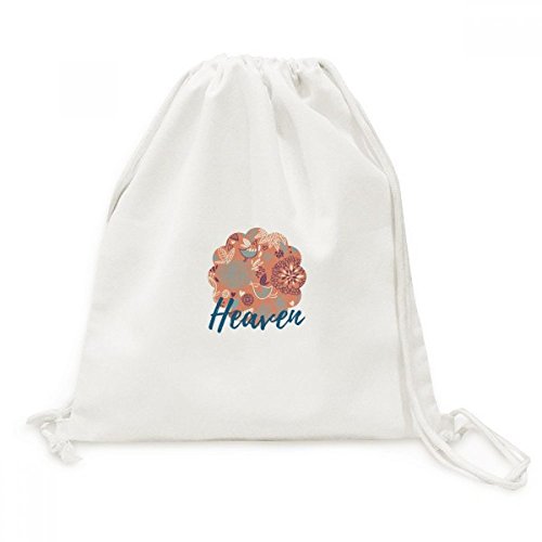 Toile Drawstring Backpack sac de voyage cordon usine de peinture