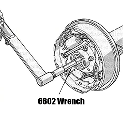 6602 Differential Deflecting Bearing Preload Wrench Compatible for Chrysler/Dodge Vehicles with 7-1/4, 8-1/4, 8-3/4, 9-1/4 Rear Axles Hand Tools