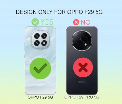 Image of Case for Oppo F29 5G Back Cover, Matte PC Back + TPU Side Bumper Shockproof Magnetic Support Bumper Case Cover (Oppo F29)