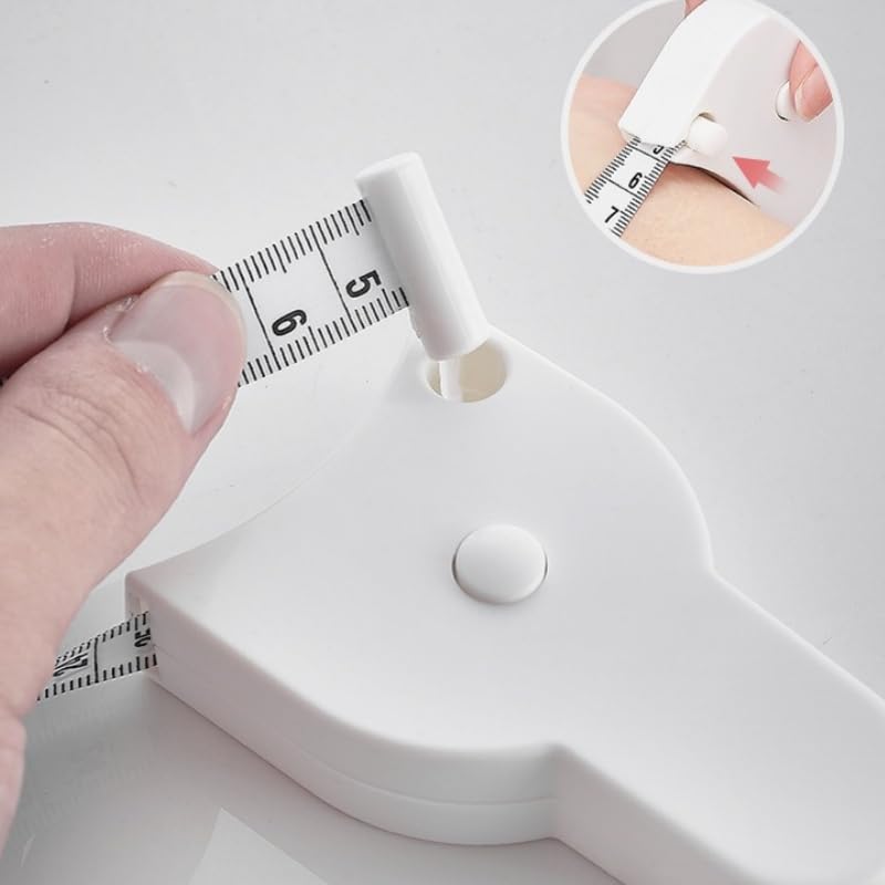 Cinta métrica flexible portátil 150 cm retráctil miniatura 6
