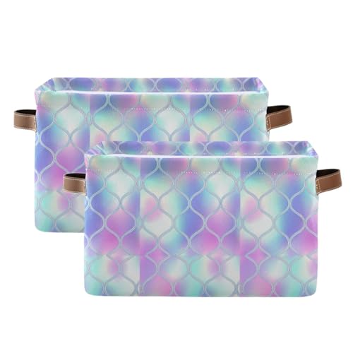 Grand bac de rangement jouets de qualité supérieure violet pastel - 3
