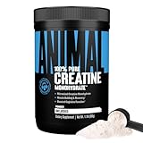 Animal Creatine Monohydrate Powder - Micronized Creatine for Women and Men, Supports Muscle Growth, Strength, Endurance, Recovery and ATP Production, Gym & Workout Supplements - Unflavored, 500g
