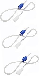 Didiseaon 3pcs Mini Vacuum Cleaning Tools vacum Cleaner vaccuum Cleaners Manual Vacuum Sweeper Mini vaccum vaccume vaccum Cleaner vacuums Aquarium Cleaner Fish Tank White Siphon