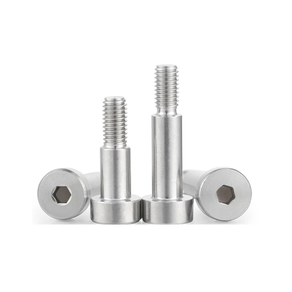 5/10pcs M2 M2.5 M3 M4 304 Stainless Steel Hex Hex Socket Head Roller Bearing Shoulder Screw Bolt Metal Screws (Color : 4mm, Size : D4x M3 (10pcs))