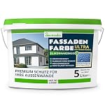 derendo – derendo Fassadenfarbe Weiss ULTRA Silikonharzfarbe aussen 5l