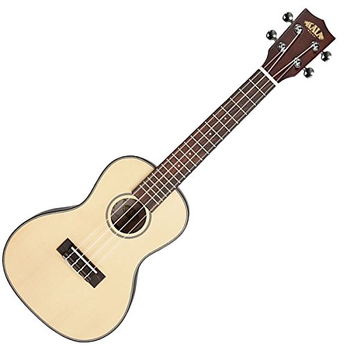 Kala KA-SCGE – Epicéa massif et acajou – Ukulele concert électro - Les Beatles, Paul McCartney, John Lennon, RIngo Starr, George Harrison Kala KA-SCGE – Epicéa massif et acajou - Ukulele concert électro