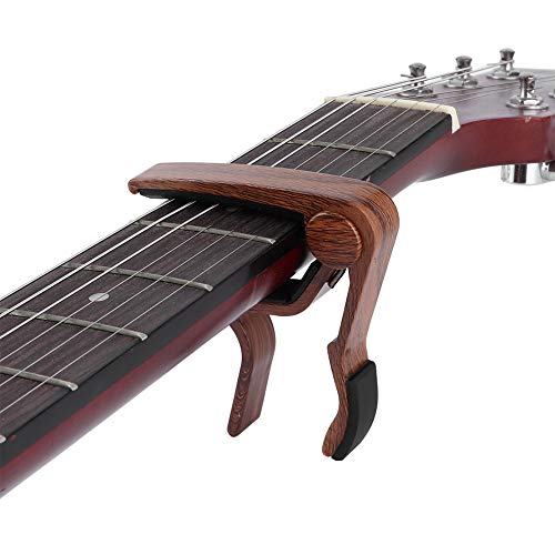 Pince d’accordage de guitare durable, capo de guitare, pour guitares électriques guitares acoustiques(bois de rose) - Les Beatles, Paul McCartney, John Lennon, RIngo Starr, George Harrison Pince d'accordage de guitare durable, capo de guitare, pour guitares électriques guitares acoustiques(bois de rose)