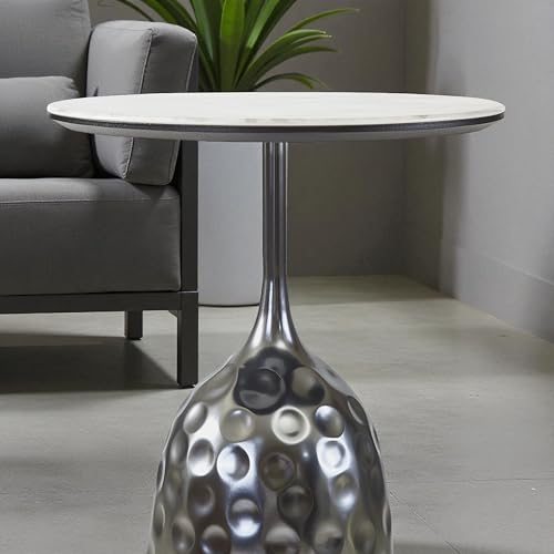 Image of The Attic Celeste Round End Table Minimal Modern Look,Black