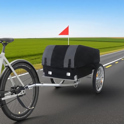 3-in-1 Heavy-Duty Bike Cargo Trailer, Bike Trailer...