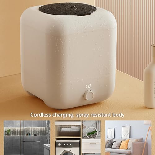 5L Draagbare Wasmachine Draadloze Kleine Wasmachine Drie Snelheden Verstelbare Kleine Wasmachine voor Ondergoed Sokken Kinderkleding - Afbeelding 7