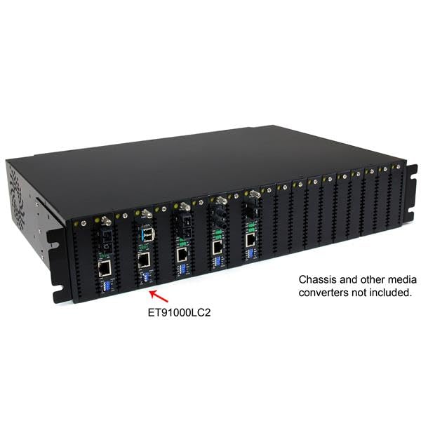 StarTech.com Convertisseur Gigabit Ethernet Fibre Optique multimode LC 1000 MB/s - 550 m