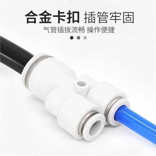 Conector neumático tipo Y blanco PY con diámetro variable 12mm 5