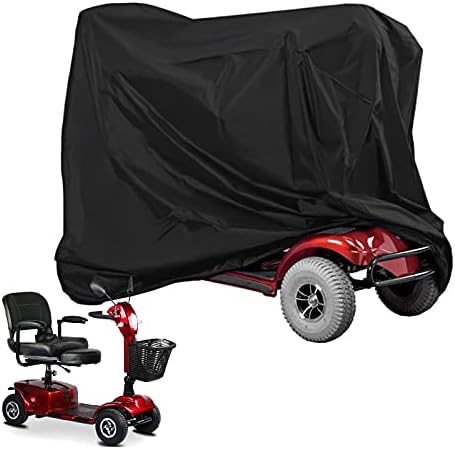 Mobility Scooter Cover,Waterproof Scooter Cover Wheelchair Cover for Storage,Mobility Scooter Accessories for All-Weather Outdoor Protection Dust Cover - 55"x 26" x 36" (L x W x H)