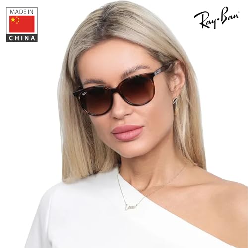 Ray-Ban RB4378 Square Shaped Sunglasses for Men & Women with Official RAYBAN Eyewear Kit 6