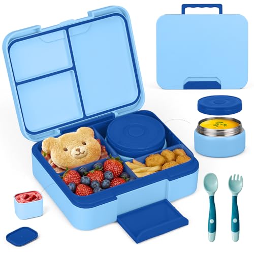 Image of WyfKyd Bento Lunch Box with Soup Thermo Hot Food Container for Kids Adults