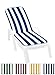 VIGIVISION Coussin pour chaise longue universelle, pliable, 180 x 50 x 4 cm Rouge