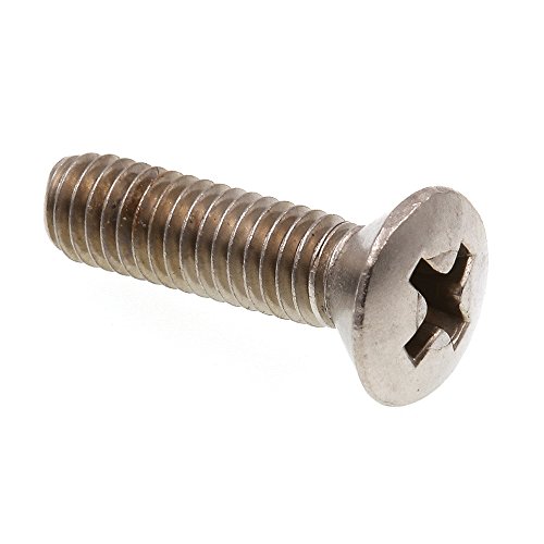 Vis à métaux tête ovale cruciforme n° 10-32 x 1,9 cm acier inoxydable de haute résistance