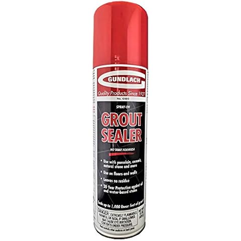 Gundlach GS02 Spray On Grout Sealer No Wait Formula, 15 oz Cover
