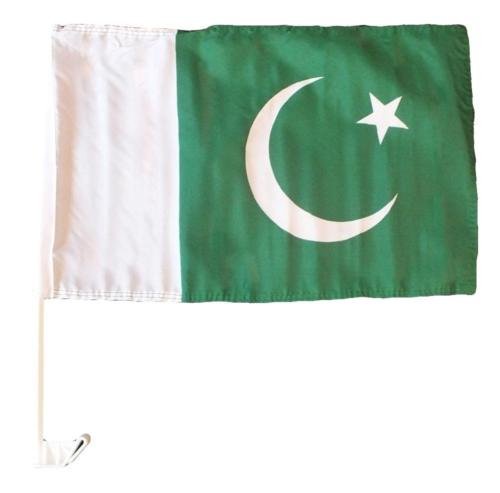 Moon Knives 12x18 Pakistan Country Single Sided Car Vehicle 12''x18'' Flag - Party Decorations Supplies for Parades - Prime Outside, Garden, Men Cave Decor Flag