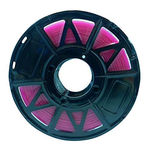Image of Tesseract Premium PLA + 1.75mm 3D Printing Filament | Dimensional Accuracy + /- 0.03mm | Compatible with Most FDM Printers | 1 KG 3D Printer Filament - PLA Glass Magenta (Quantity 1)