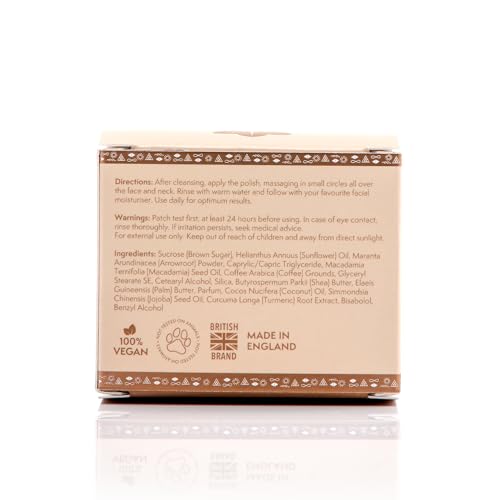 Nature Spell Brown Sugar & Coffee Exfoliating Face Scrub, Gently Refines Skin Texture & Calms, Vegan, 100Ml - 7