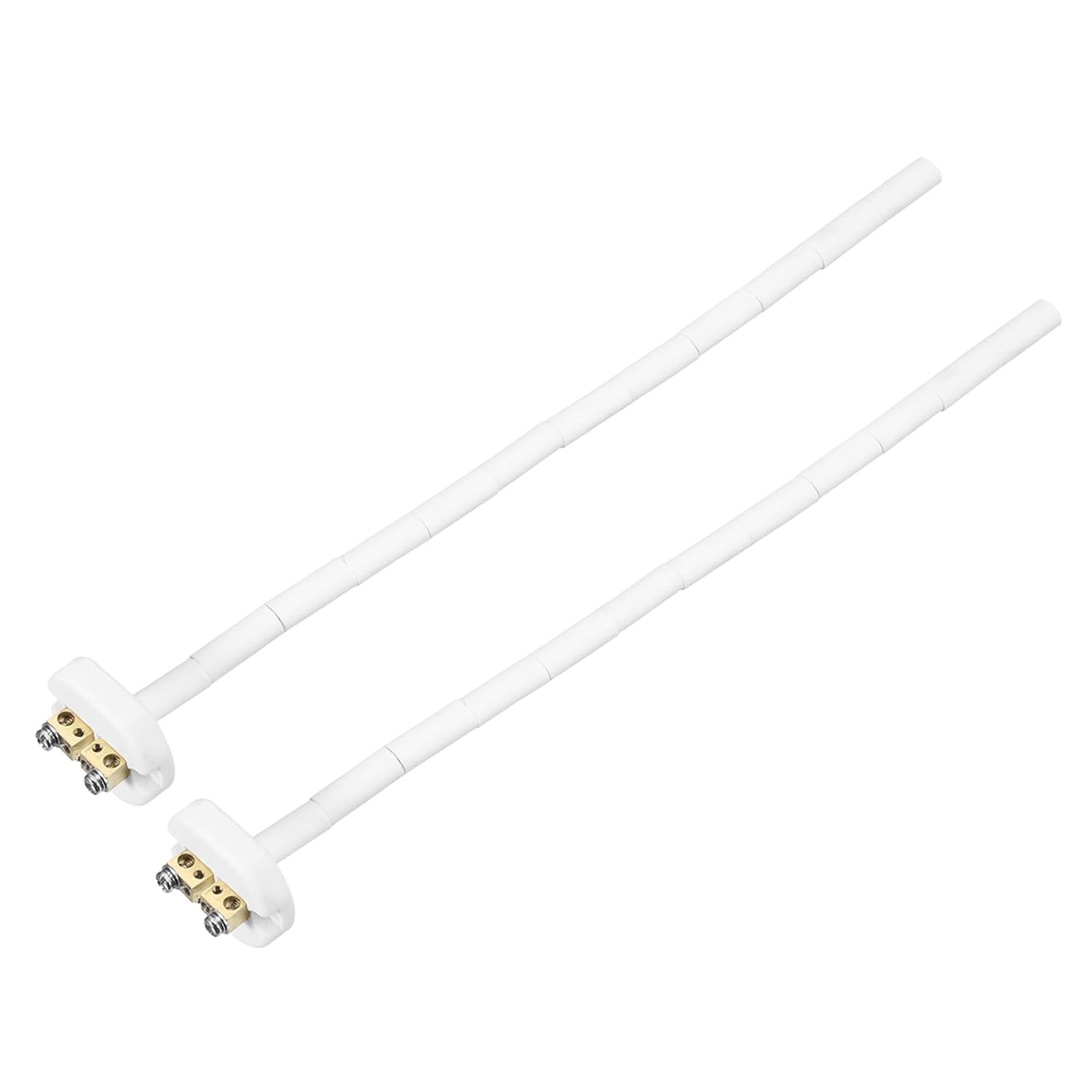 MECCANIXITY 2Pcs 12" K Type Ceramic Kiln Furnace Probe Thermocouple Sensor for Muffle Furnace Oven, High Temperature 0 to 1100°C 2.5x300mm