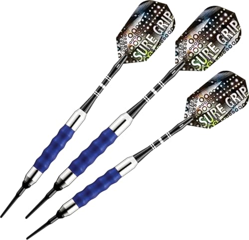 Viper Sure Grip - Dardos de punta suave, color azul, 18 gramos