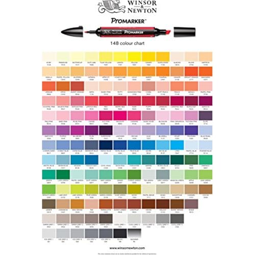 Image of Winsor & Newton Promarker, Alcohol Based Markers, Warm Grey 5 (WG5), Double Tipped Drawing Marker Set for Artists, Graphic Designers, Illustrators - Chisel & Fine Twin Tip, Streak Free Coverage