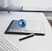 Apqdw Kinetic Desk Toy, Anxiety ADHD Relief, Optical Illusion Fidget Toy for Office Adults, Blue (39MM)