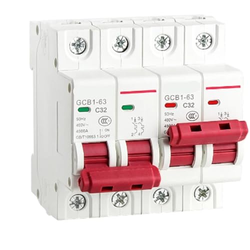 Interrupteur de transfert manuel double alimentation 63A 220V rail DIN