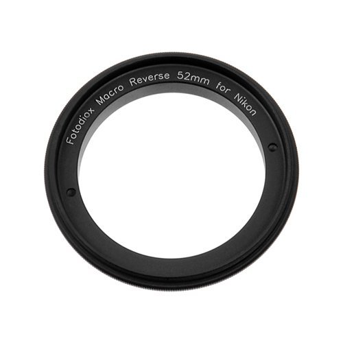 Fotodiox 52mm Macro Reverse Ring Camera Mount Adapter for using Nikon SLR Camera and lens with 52mm filter thread [���s�A���i]