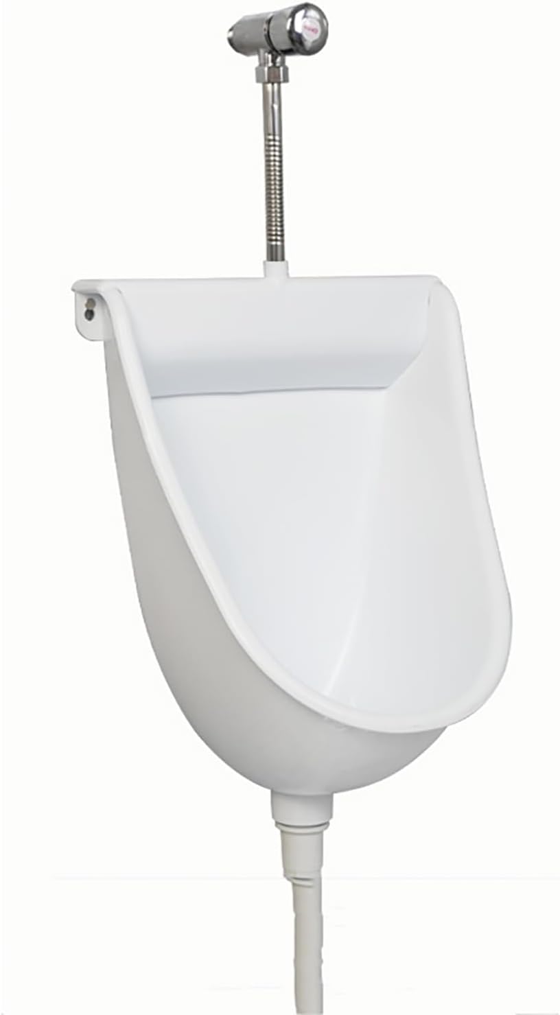 Wall Mounted Commercial Plastic Urinals for Men,waterless Urinal with Hose,Outdoor Urinals Toilet, Universal Washout Urinal,Adult Garage Urinal Urine Diverter for Public Toilet Bathroom